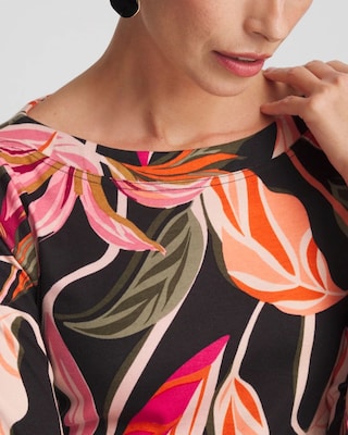 Orchid 3/4 Sleeve Tee | Chico's